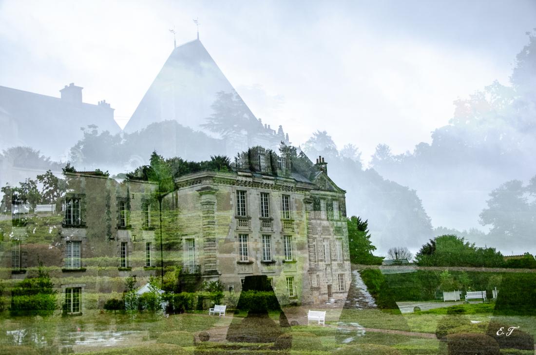 chateau en surimpression